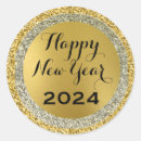 Search for new year stickers Glitters