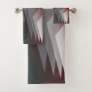 Search for grey and burgundy bath towels Abstract