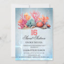 Search for beach sweet 16 invitations Sea