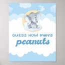 Search for fun baby shower games Guess how many peanuts