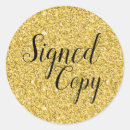 Search for signed copy stickers Author