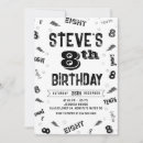 Search for alphabet birthday invitations Party