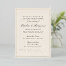 Search for gold border wedding invitations Classic