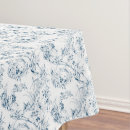 Search for french blue tablecloths Toile de jouy