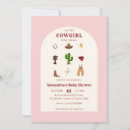 Search for cowgirl baby shower invitations Modern