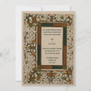 Search for medieval wedding invitations Floral