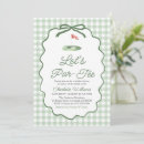 Search for golf bridal shower invitations Cocktails and country clubs