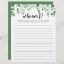 Search for who am i game bridal shower gifts For her