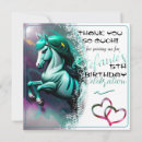 Search for equine thank you cards Blue