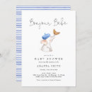 Search for french blue invitations Bonjour bebe