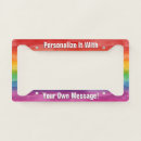 Search for rainbow license plate frames Lgbt