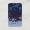 Search for octopus business cards Retro