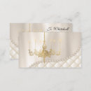 Search for chandelier business cards weddings
