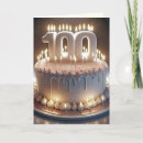 Search for 100th birthday cards Cake