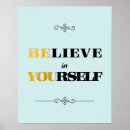 Search for believe in yourself posters Be you