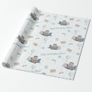 Search for bear wrapping paper Boy baby shower