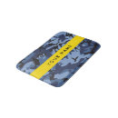 Search for navy blue and yellow bathroom accessories For him