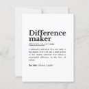 Search for difference maker Leadership