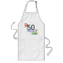 Search for 50th birthday aprons Unique