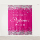 Search for sweet 16 backdrops Girly