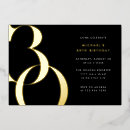Search for 30th birthday invitations Elegant