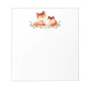Search for fox notepads Watercolor