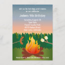 Search for bonfire party invitations Camp out
