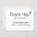 Search for lashes thank you cards Eyelash
