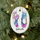Search for pointe shoe ornaments For her