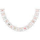 Search for birthday party bunting flags Girls