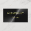 Search for glossy business cards Black