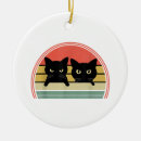 Search for two cats ornaments Animal