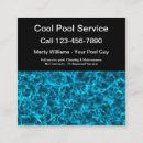 Search for pool cleaning business cards Pools