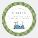 Search for golf birthday stickers Green