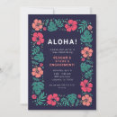 Search for hawaiian engagement party invitations Hibiscus