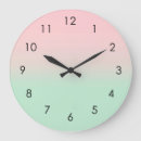 Search for mint green clocks Modern