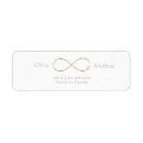 Search for love romantic return address labels Simple
