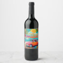 Search for car wine labels Retro