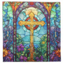 Search for stained glass napkins Religious