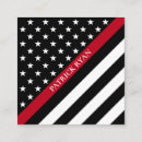 Search for firefighter business cards Elegant