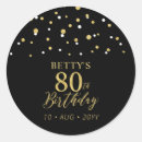 Search for 80th birthday stickers Modern