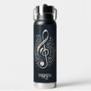 Search for music water bottles Clef