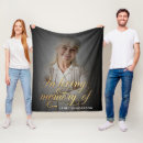 Search for in loving memory blankets Sympathy
