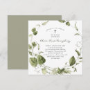 Search for green leaves invitations Rustic