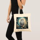 Search for owl tote bags White