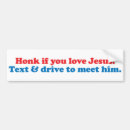 Search for honk if you love jesus bumper stickers While
