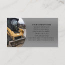 Search for machinery business cards Excavation