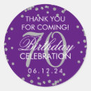 Search for birthday thank you stickers Purple
