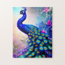 Search for peacock puzzles Birds