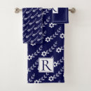 Search for blue flowers bath towels Floral pattern